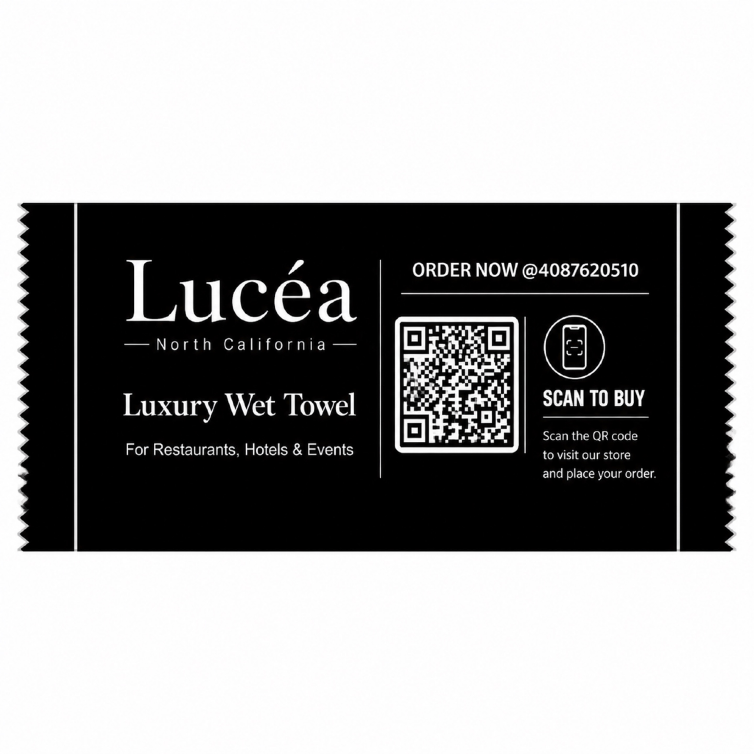 Package of wet towel